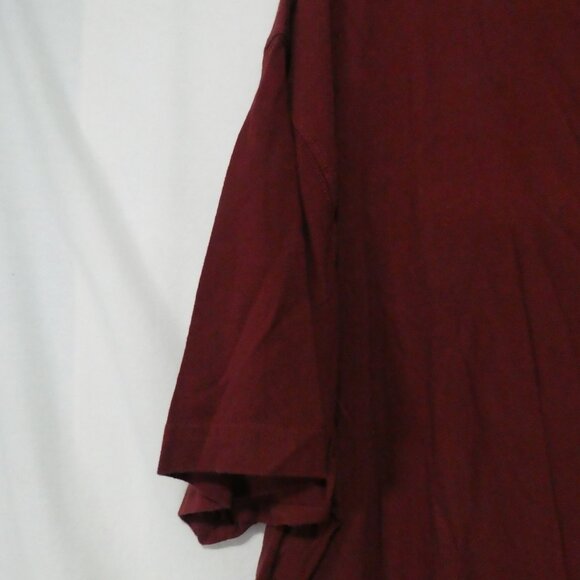 BACK COUNTRY CLOTHING CO. | 2XT | Classic Burgundy Short Sleeve Cotton T-Shirt - Picture 3 of 12
